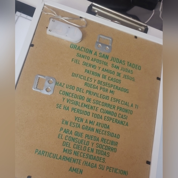 New San Judas Shadow Box with lights - Valentines Day - Picture 5 of 5